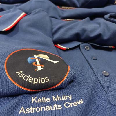 Bbwear Asclepios Student Led Analogue Space Mission Stampa Digitale Ricamo