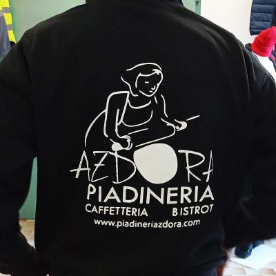 Bbwear Felpa Azdora Piadineria Termo Flex Digitale