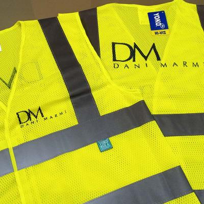 Bbwear Gilet Alta Visibilita Dani Marmi Serigrafia