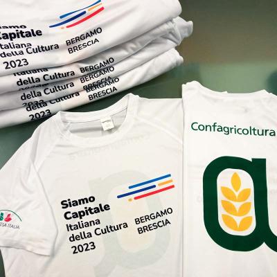 Bbwear T Shirt Confagricoltura Brescia Bergamo Capitale Cultura 2023 Sublimazione