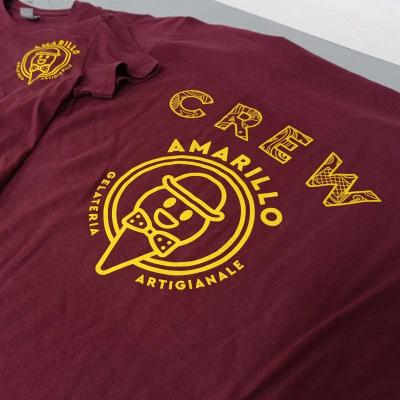 Bbwear T Shirt Gelateria Amarillo Serigrafia